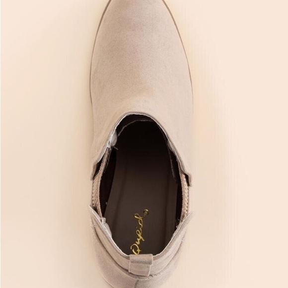 Quipid Vegan Suede Booties - Picture 6 of 13